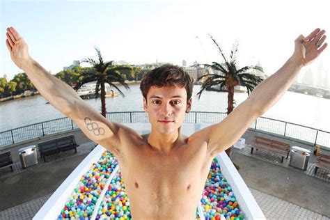 Olympic Diver Tom Daley Takes A Plunge To Encourage Brits To See The