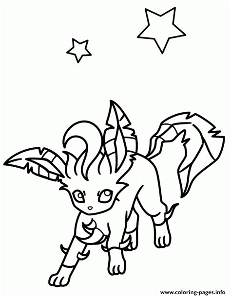 39+ pokemon leafeon coloring pages for printing and coloring. Leafeon Eevee Pokemon Coloring Pages Printable