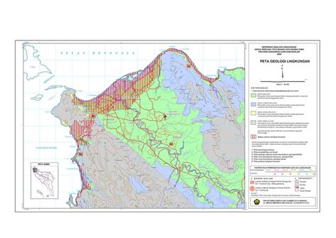 Peta Geologi Lingkungan Banda Aceh Aceh Besar Katalog Peta Banda Aceh