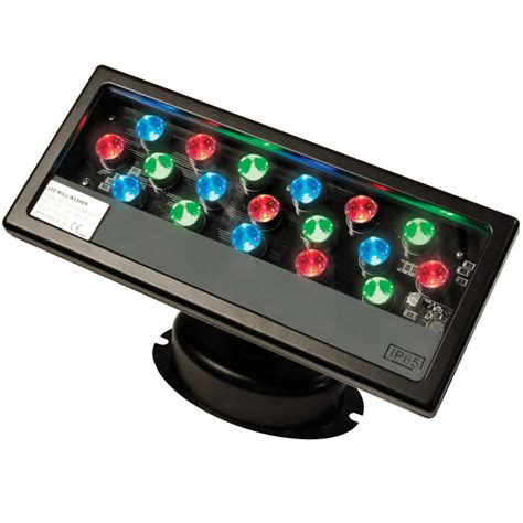 Cyc lights are designed to be set up in rows, evenly washing large items. Full Spectrum RGB LED Outdoor Landscape Light | AQLighting
