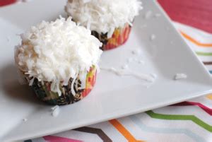 Add the milk, vegetable oil, coconut extract and eggs to a medium sized bowl and combine. Coconut Poke Cupcakes - Pennywise Cook