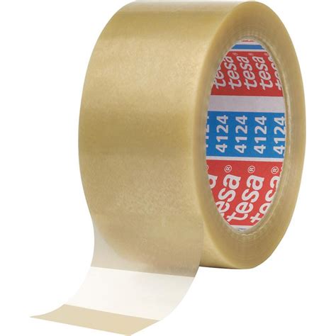 Adhesive Tape Pack 4124 Pvc 50mmx66m Transparent Tesa 98130115