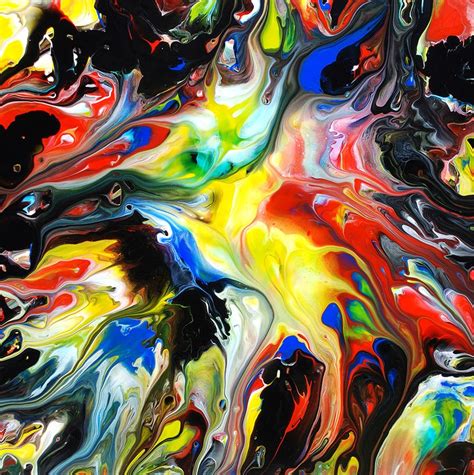 Abstract Art Fluid Painting Y Mark Chadwick Dizv