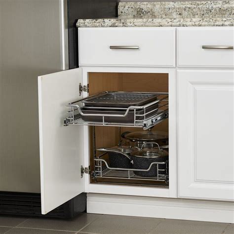 Dual Slide 2 Tier Under Sink Pull Out Drawer And Reviews Birch Lane