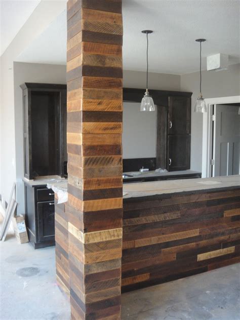 3 Mixed Hard Wood Planking Really Makes This Bar Look Cool And