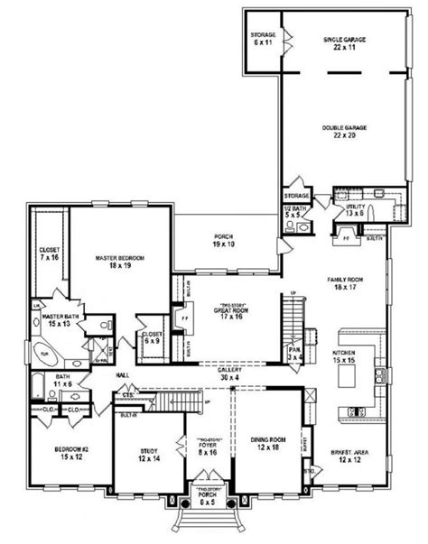 Great Concept 5 Bedroom Home Blueprints