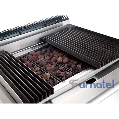 700 Series Gas Lava Rock Grill With Cabinet