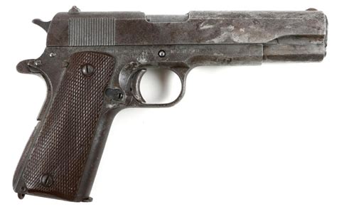 Sold Price Wwii Us Army Ithaca Model 1911a1 Pistol Mfg 1943