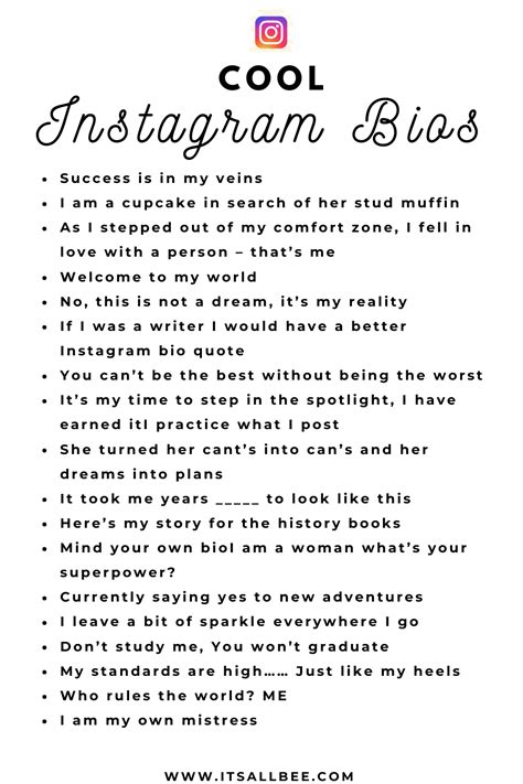 Here are some inspirational, short and cool quotes for instagram bio. Best Quotes & Captions For Instagram Bio For Girls ...
