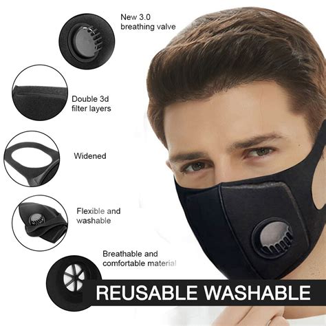 Easy Breath Face Mask With Valve Fast Face Masks Uk