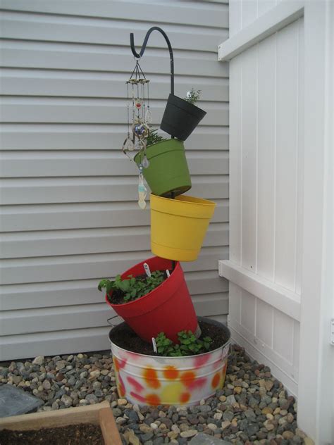 My Version Of Topsy Turvy Planter I Planted My Herbs In It Topsy
