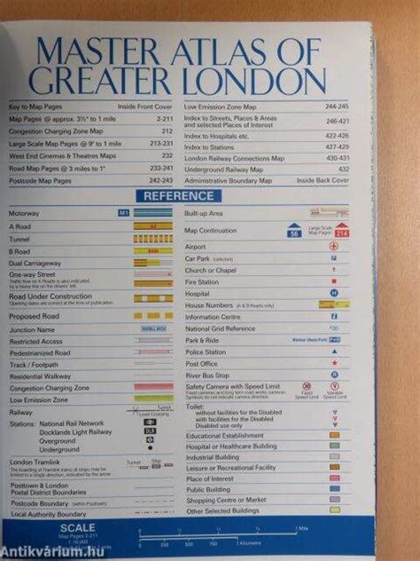 Master Atlas Of Greater London Geographers A Z Map Company Limited