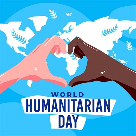 Free Vector Hand Drawn World Humanitarian Day