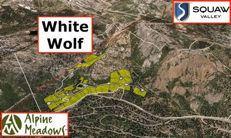 White Wolf Ski Resort Between Squaw Valley & Alpine Meadows, CA Goes
