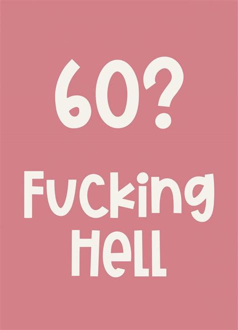60 Fucking Hell Pink Card Scribbler