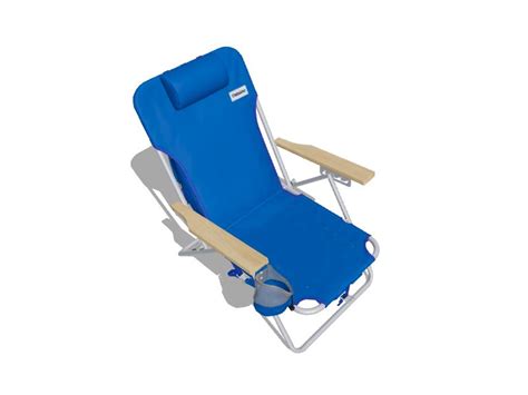 Outsider Blue Folding Beach Chair In The Beach And Camping Chairs Department At