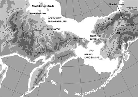 Map Of Beringia As Defined Here Showing The Location Of The Bering