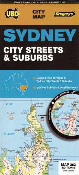 Sydney Suburban Ubd Map 262 Buy Map Of Sydney Mapworld