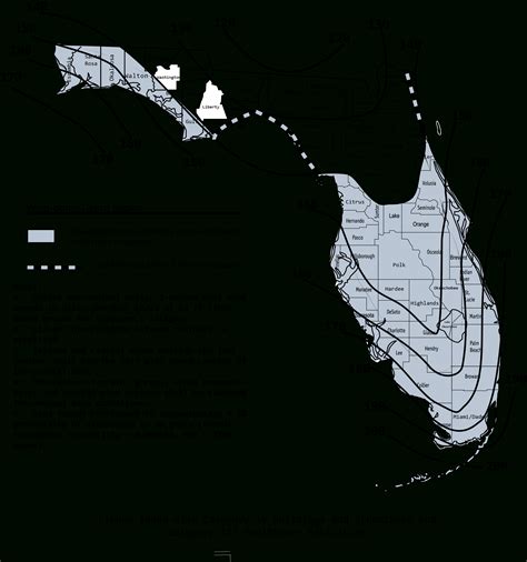 Florida Wind Zone Map 2017 Printable Maps