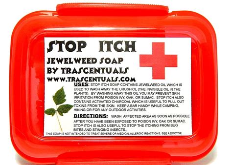 Stop Itch Poison Ivy Soap With Jewelweed Removes Urushiol From Poison Ivy Oak And Sumac Helps