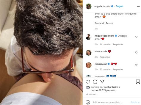 We would like to show you a description here but the site won't allow us. Angie Costa mostra Miguel Coimbra a beijar a "barriguinha ...