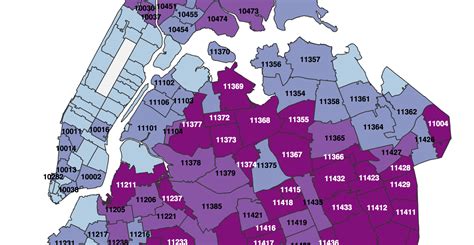Five Boroughs New York City Zip Code Map The World Map
