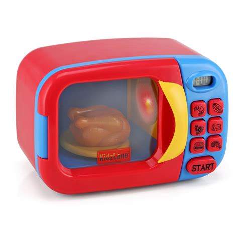 Kidzlane Toy Microwave Kids Microwave Toy Oven Play Microwave For