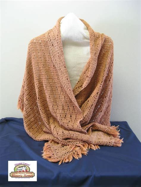 Laura ingalls costume prairie costume ready to ship | etsy. Studying Ma Ingalls' Shawl | Laura ingalls, Laura ingalls ...