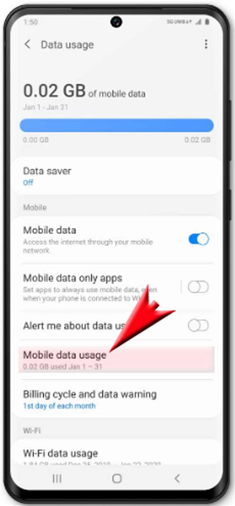 How To View And Manage Galaxy S20 Data Usage