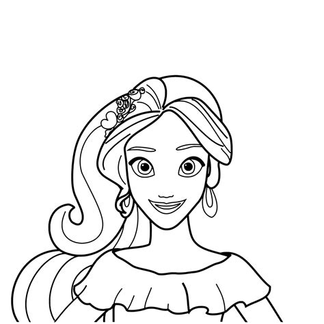 This amazing book comes with so many different. Naomi from Elena of Avalor Coloring Page - Get Coloring Pages