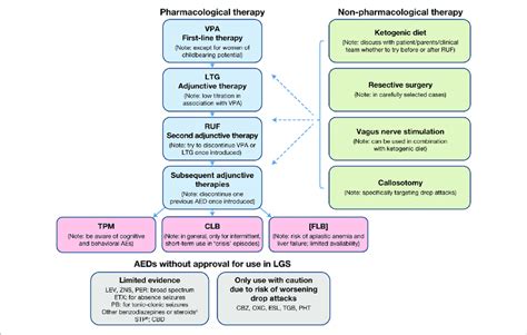 Treatment Algorithm For A Newly Diagnosed Patient With Lgs A Not In