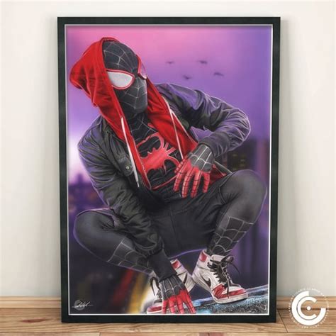 Miles Morales Spider Man 20 Limited Edition Print Chris Clarke Art