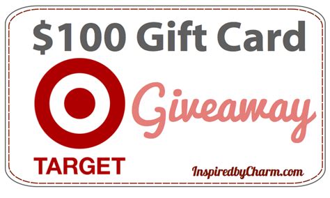 Ordering 10 or more redeemable for merchandise or services (other than gift cards and prepaid cards) at target. inspired by charm reviews: Thank you and $100 Target Giveaway