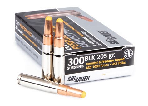 Sig Introduces Subsonic 300 Blk Tipped Hunting Ammunition The Truth