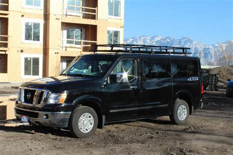 Aluminess Roof Rack On A Nissan Nv Upgraded To 4x4 At Advanced 4x4 Vans