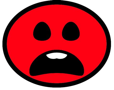 Sad Red Face Clipart Best