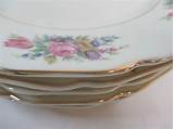 Pictures of Ivory Plates With Gold Trim