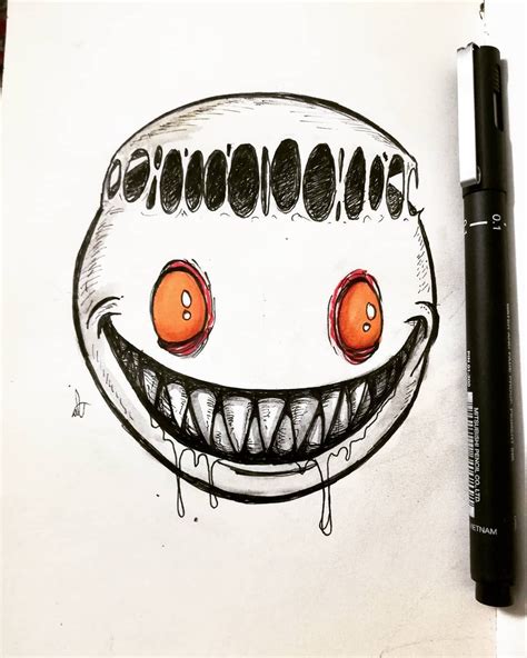 Easy Demon Drawings Scary