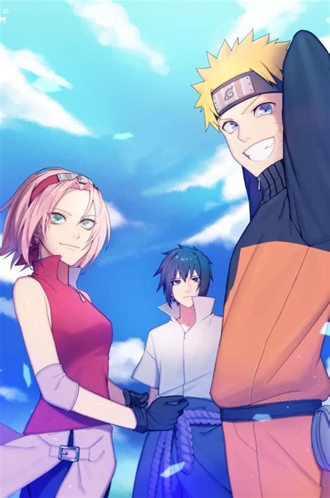Team 7 Naruto Sakura And Sasuke Naruto Sasuke Sakura Naruto