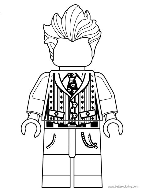 Lego Movie Character Coloring Pages Free Printable Coloring Pages