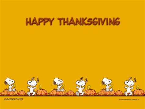 45 Free Snoopy Thanksgiving Wallpaper Wallpapersafari
