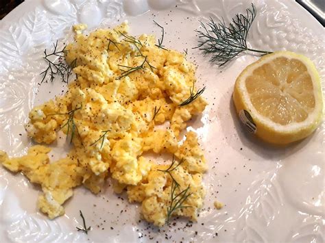 Fluffy Lemon Scrambled Eggs Recipe Adding Lemon To Eggs Is Now A No