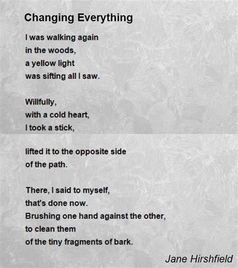 Changes Poems
