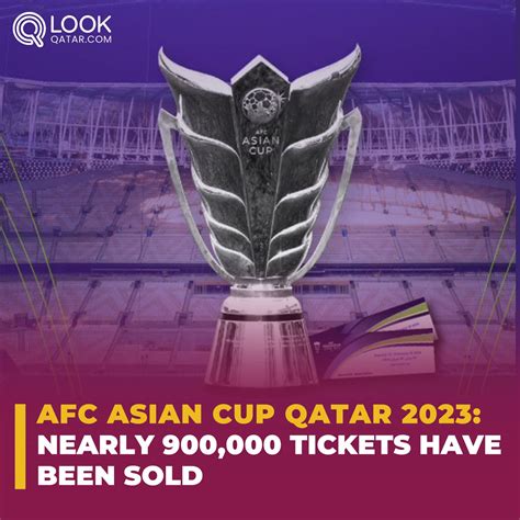 Afc Asian Cup Qatar 2023 Nearly 900000 Tickets Have Been Sold