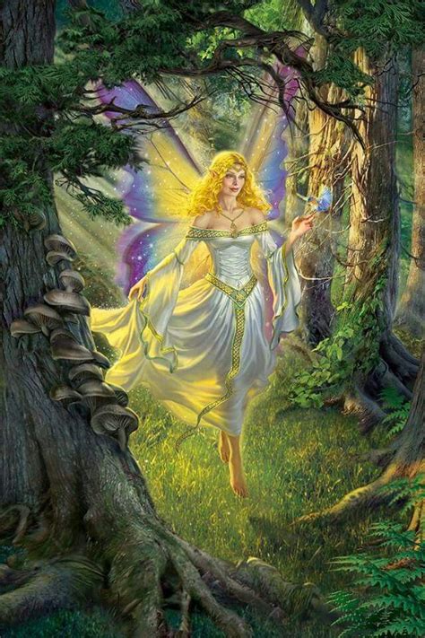 Forest Fairy Elfen Fantasy 3d Fantasy Fantasy Fairy Fantasy World