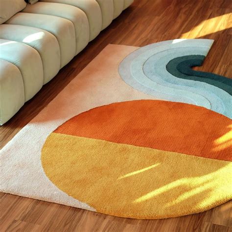Squiggly Wavy Snaky Textiles Have Captured Our Hearts Funky Rugs