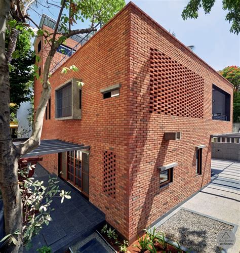 The Brick Abode House Design Alok Kothari Architects The