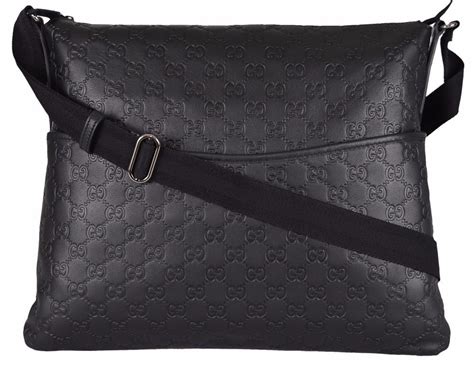 Large Gucci Black Leather Handbag