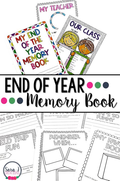 End Of The Year Memory Book Sara J Creations