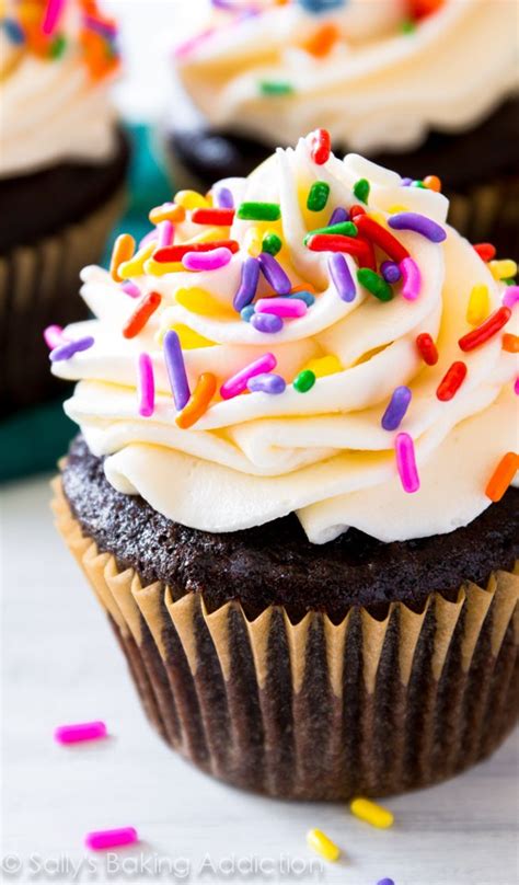 Baking enthusiast sally mckenney quinn is the author of the popular blog and cookbook sally's baking addiction as well as a food blogger for people.com. Sallys Baking Addiction Classic Chocolate Cupcakes with ...